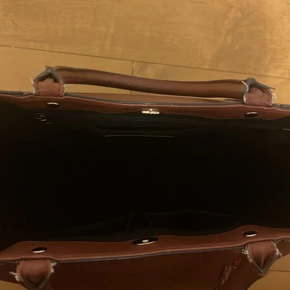 REBECCA MINKOFF brown tote bag H: 11”, L: 14”, W: 4.5” - Picture 4 of 9